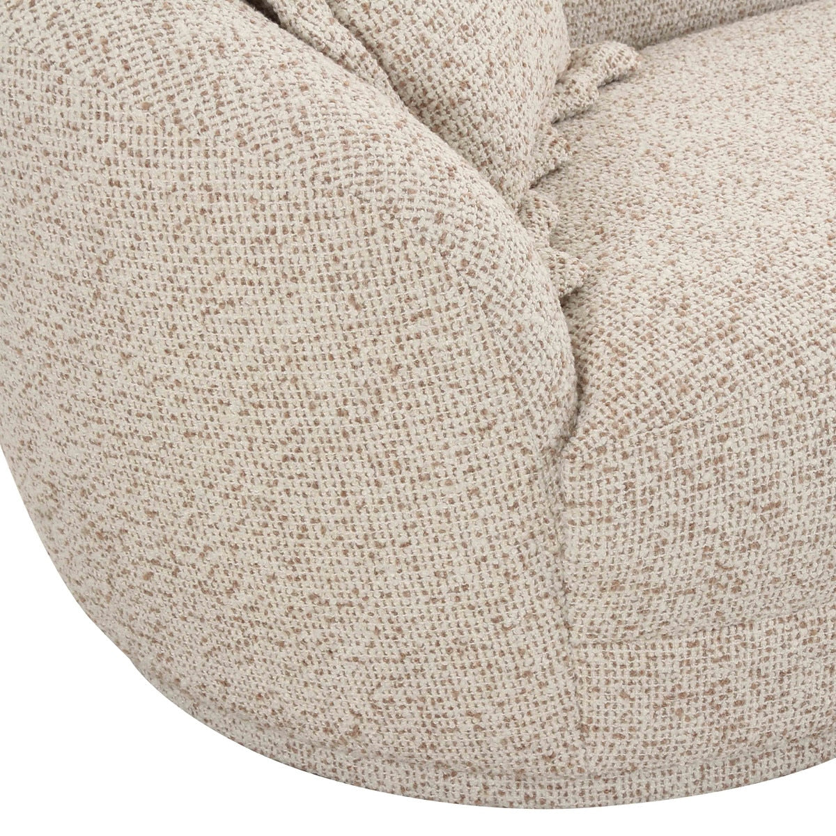 Marion Two-Tone Textured Boucle Loveseat - LAF