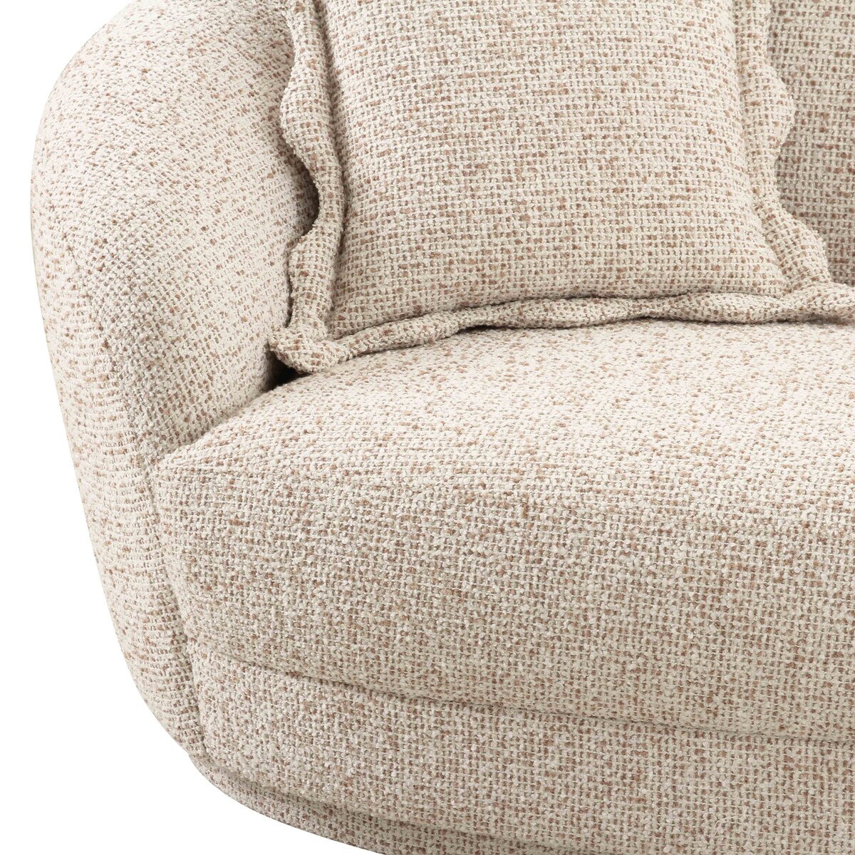 Marion Two-Tone Textured Boucle 4 Person Sectional