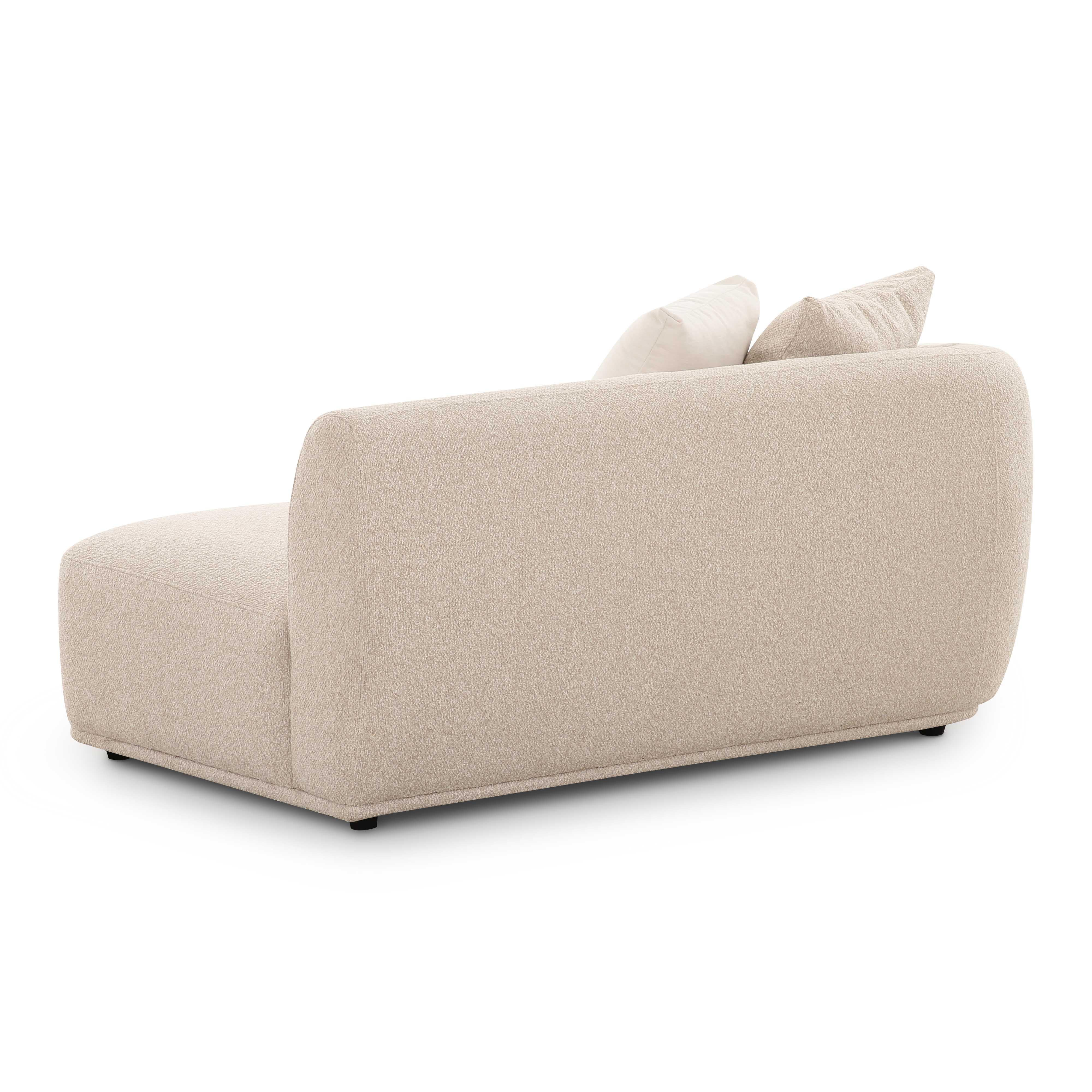 Sylvie 59" Cream Performance Boucle Arm Loveseat