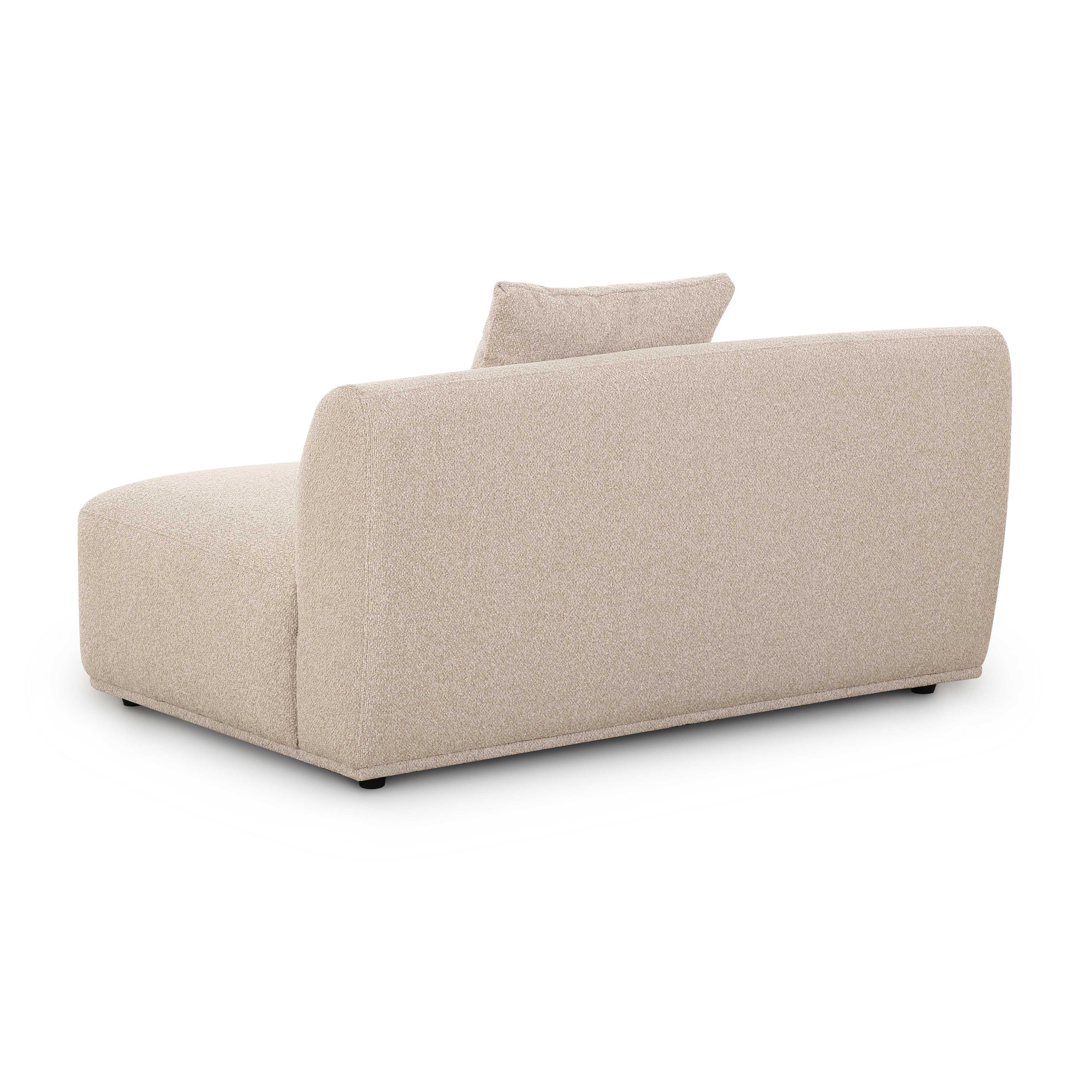 Sylvie 54" Cream Performance Boucle Armless Loveseat