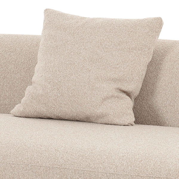 Sylvie Cream Boucle Armless 2-seater