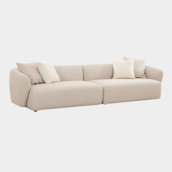 Sylvie Cream Boucle 4-Seater Sofa