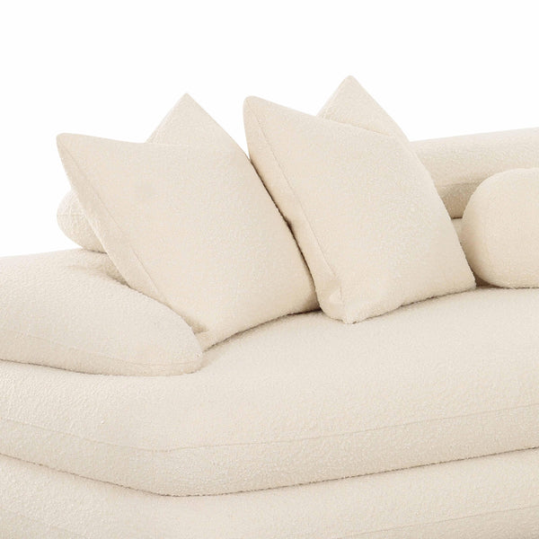 Lulu Cream Bucle Modular Sectional