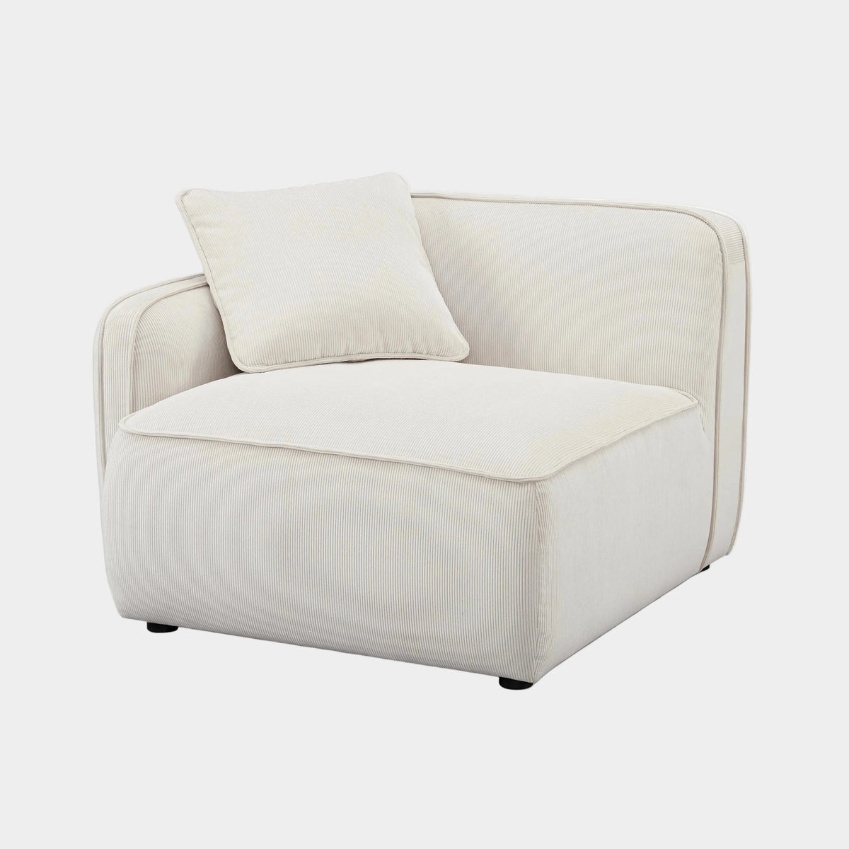 Travie Performance Corduroy Velvet LAF Corner Chair