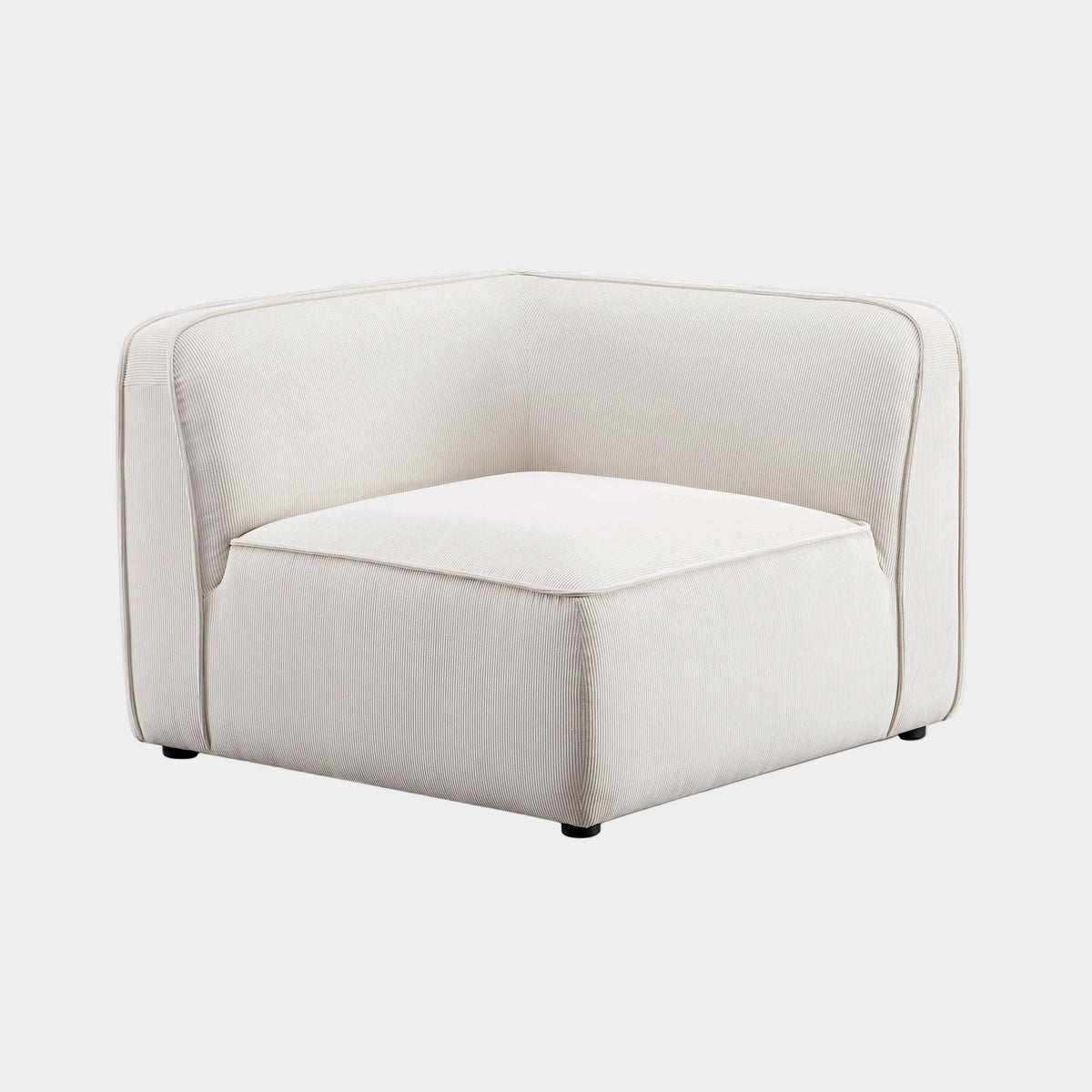 Travie Performance Corduroy Velvet Corner Chair