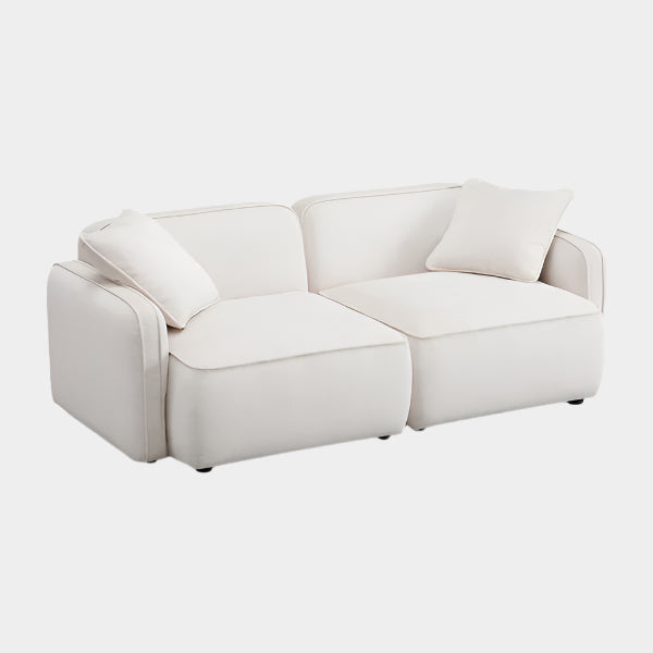Travie Performance Corduroy Velvet Modular Loveseat