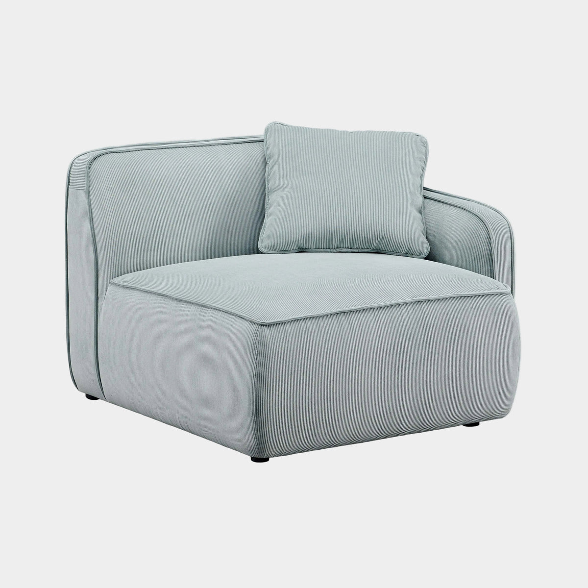 Travie Performance Corduroy Velvet RAF Corner Chair