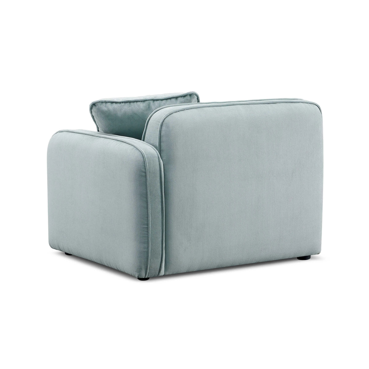 Travie Performance Corduroy Velvet RAF Corner Chair