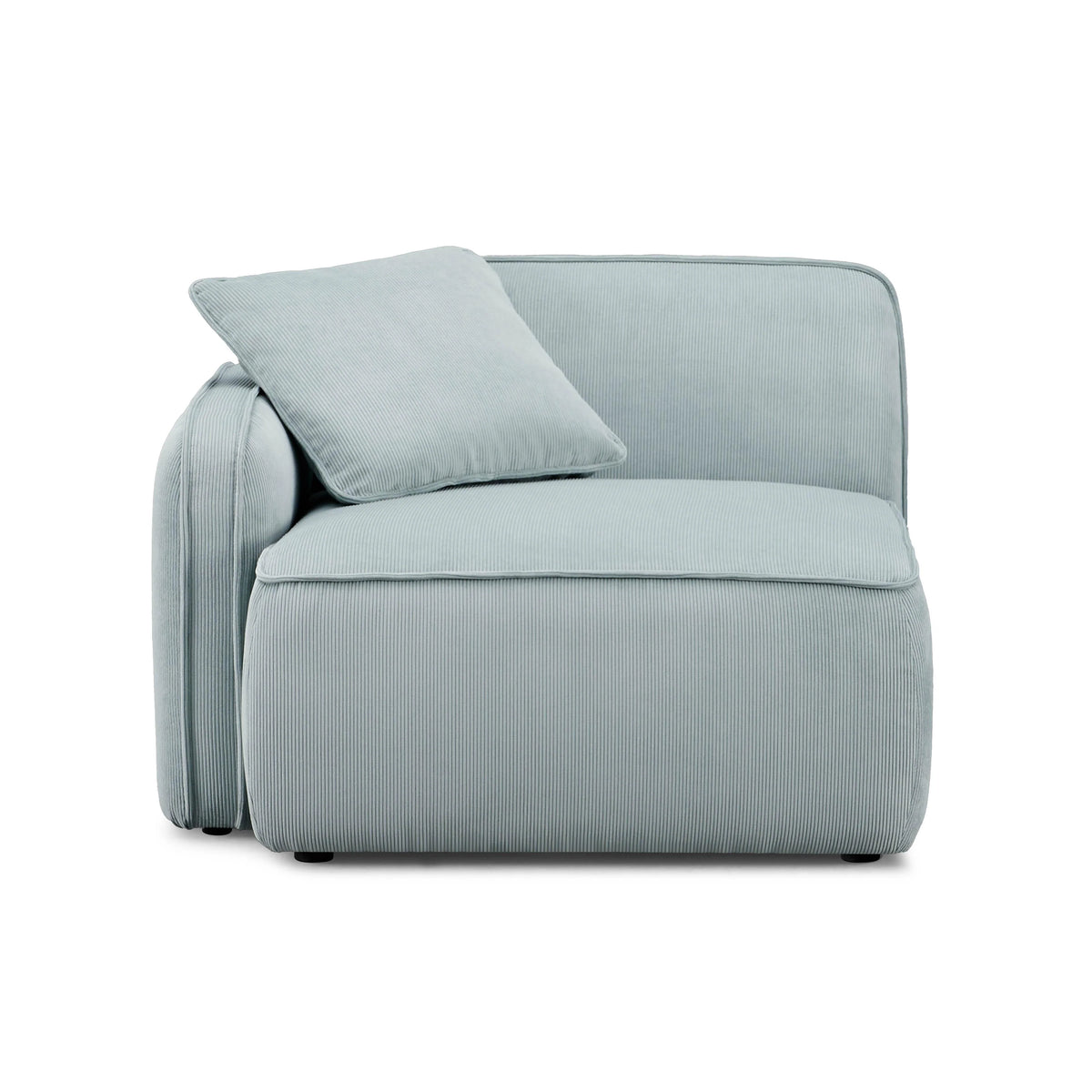 Travie Performance Corduroy Velvet LAF Corner Chair