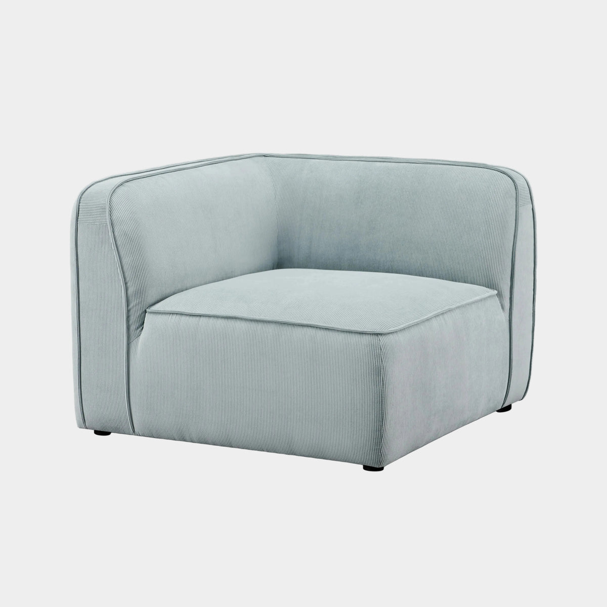 Travie Performance Corduroy Velvet Corner Chair