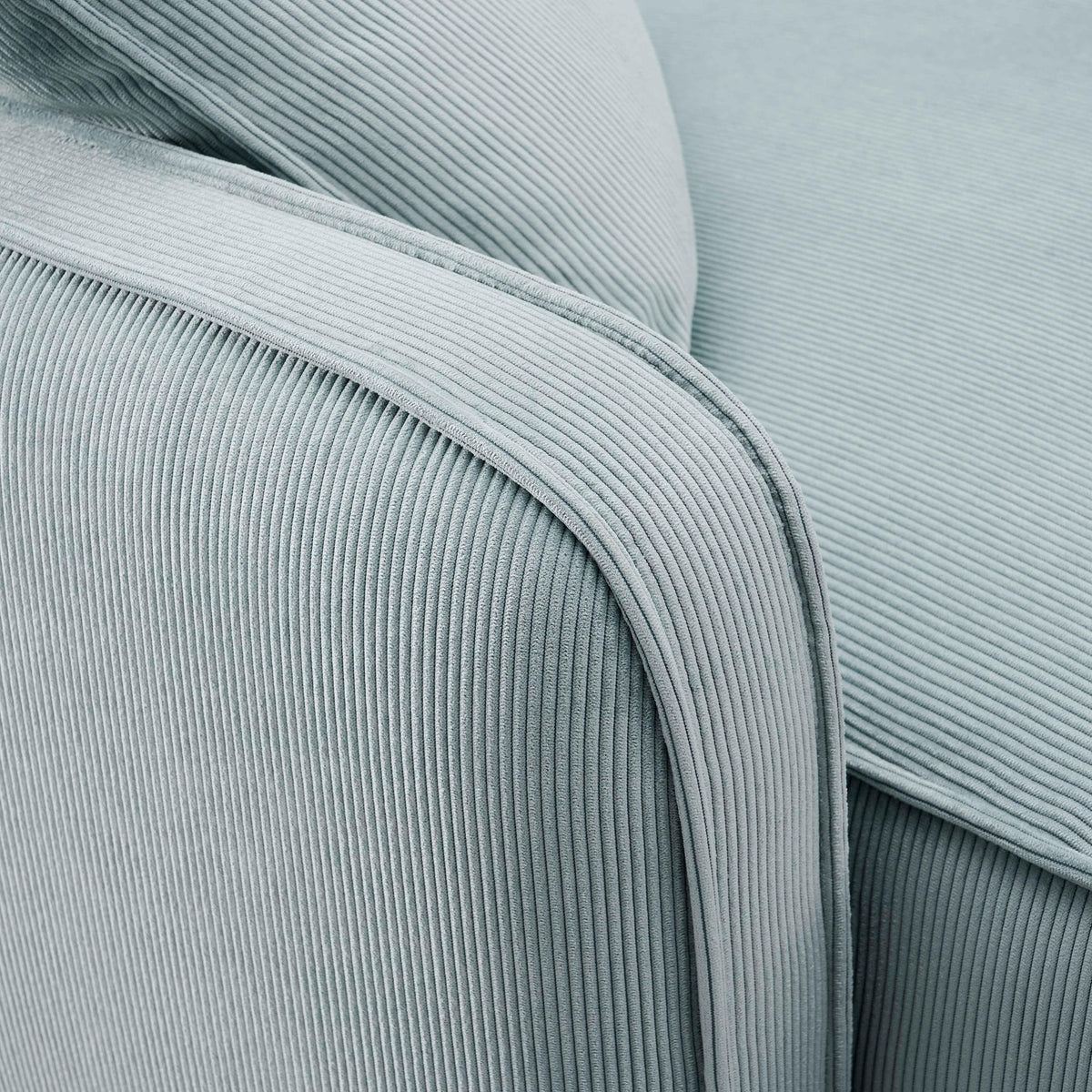 Travie Performance Corduroy Velvet Corner Chair
