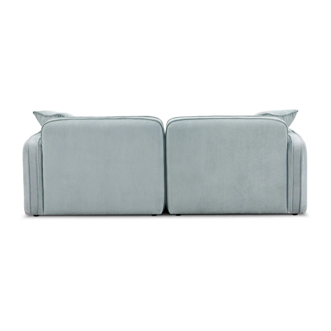 Travie Performance Corduroy Velvet Modular Loveseat