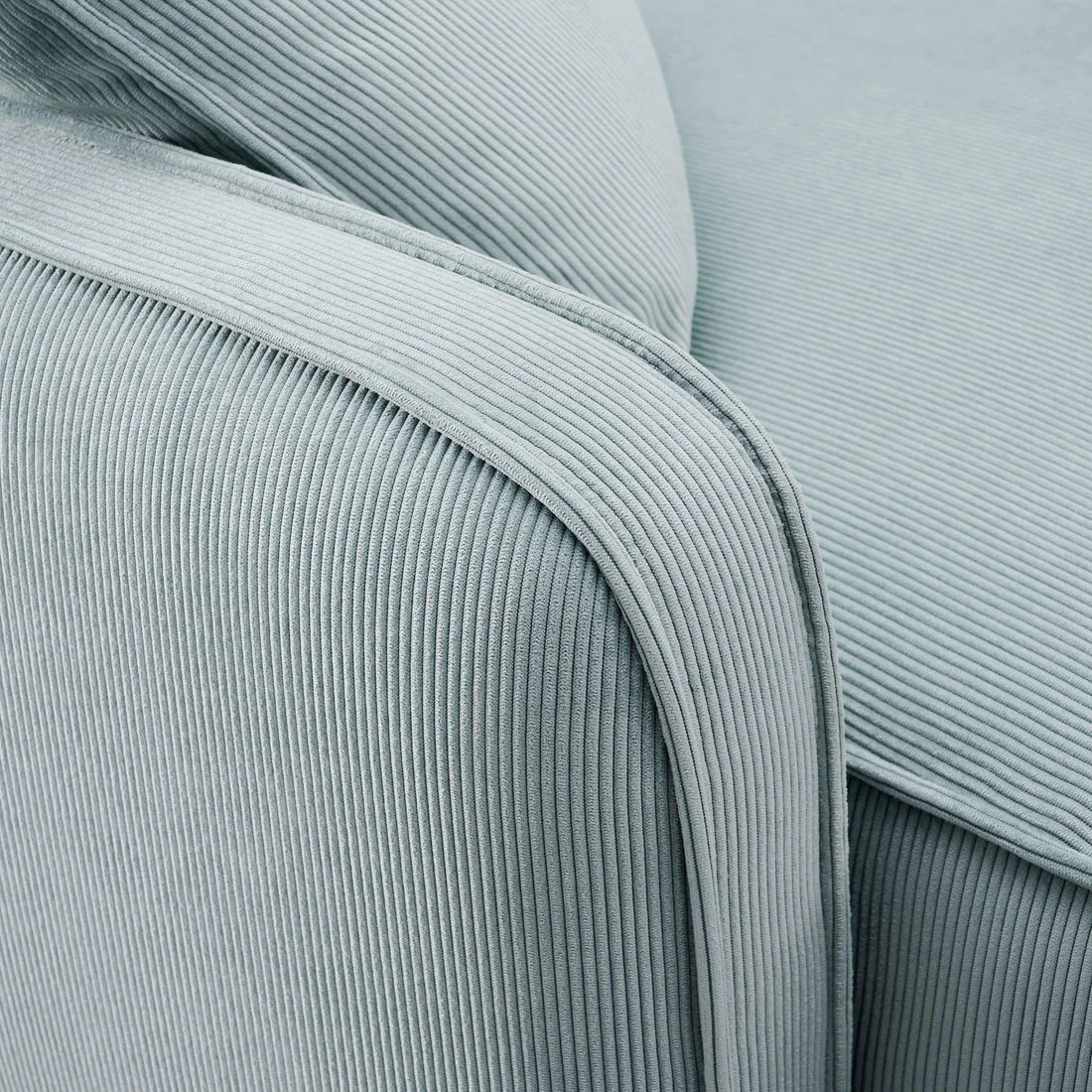 Travie Performance Corduroy Velvet Modular Loveseat