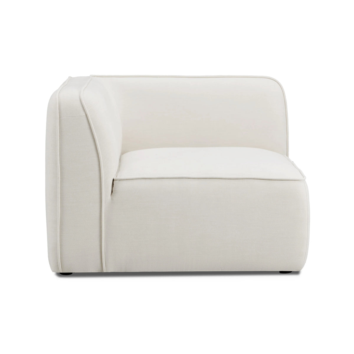Travie Sand Upcycled Performance Linen Corner Chair