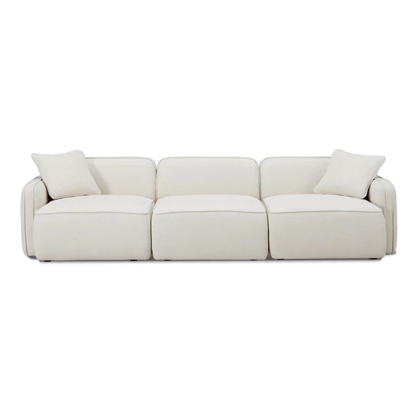 Travie Sand Upcycled Linen Modular Sofa