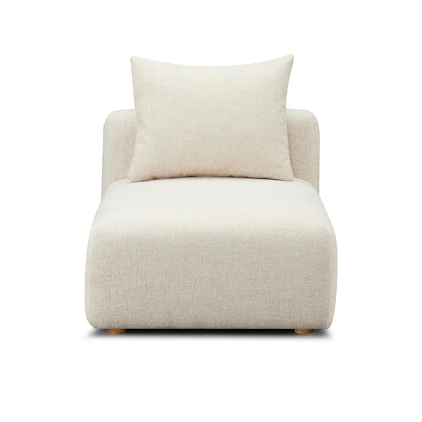 Hangover Heavy Textured Fabric Modular Armless Chair