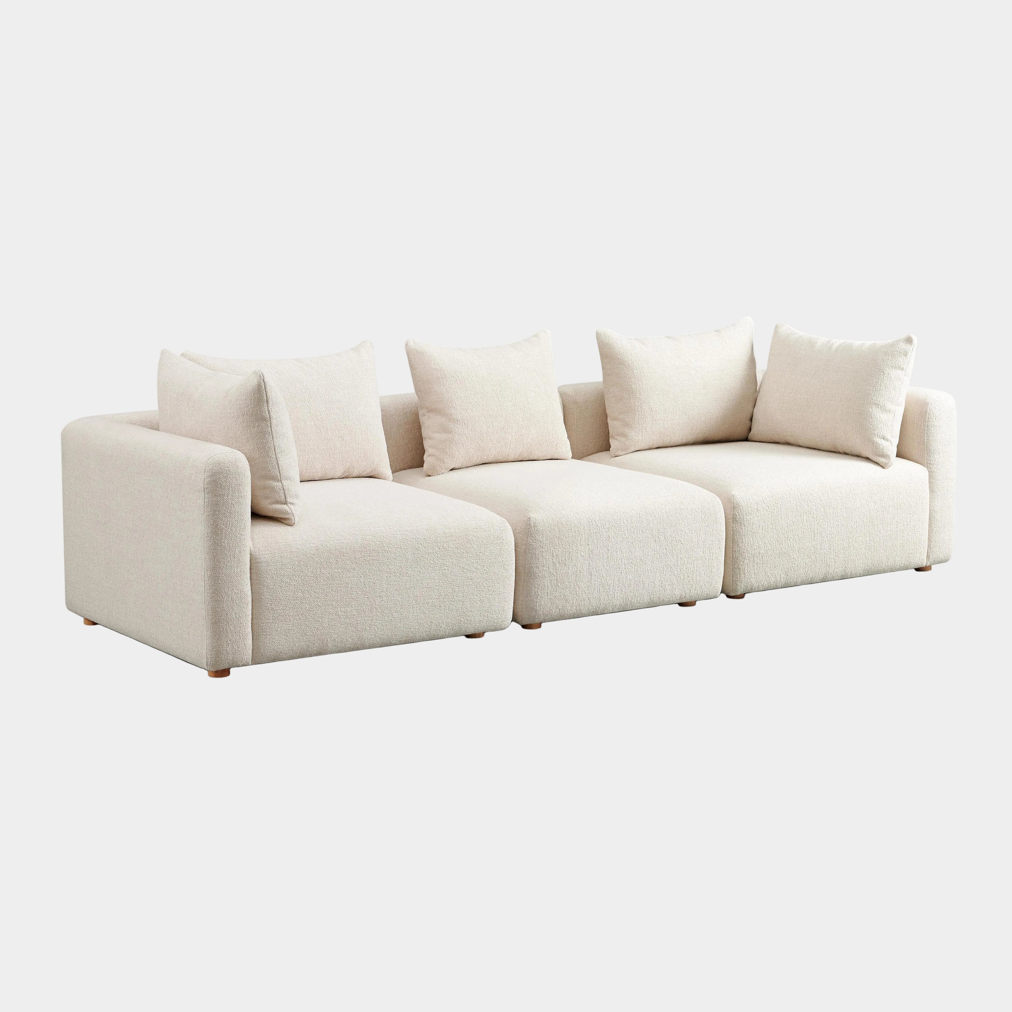 Hangover 112.5" Textured Fabric Sofa