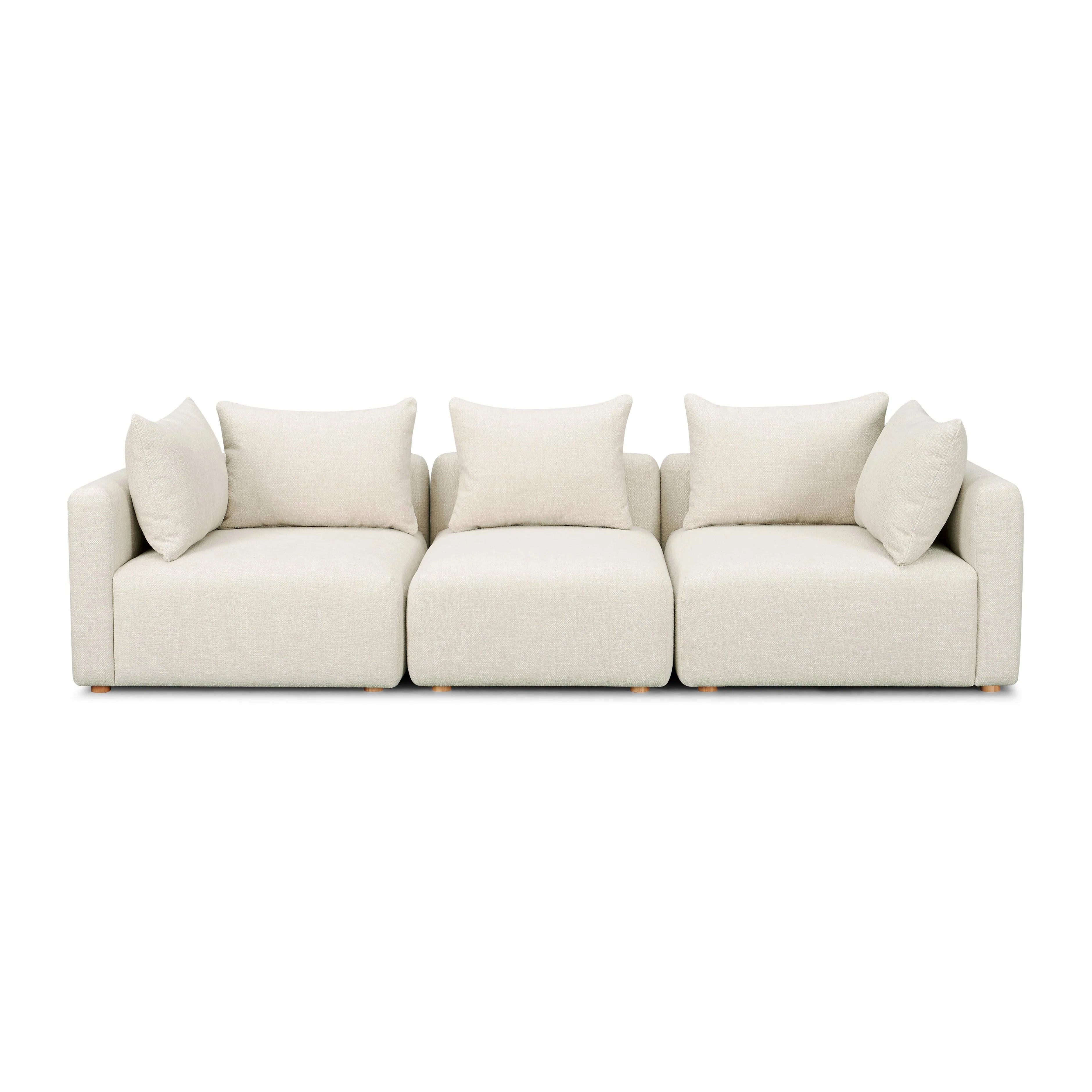 Hangover 112.5" Textured Fabric Sofa