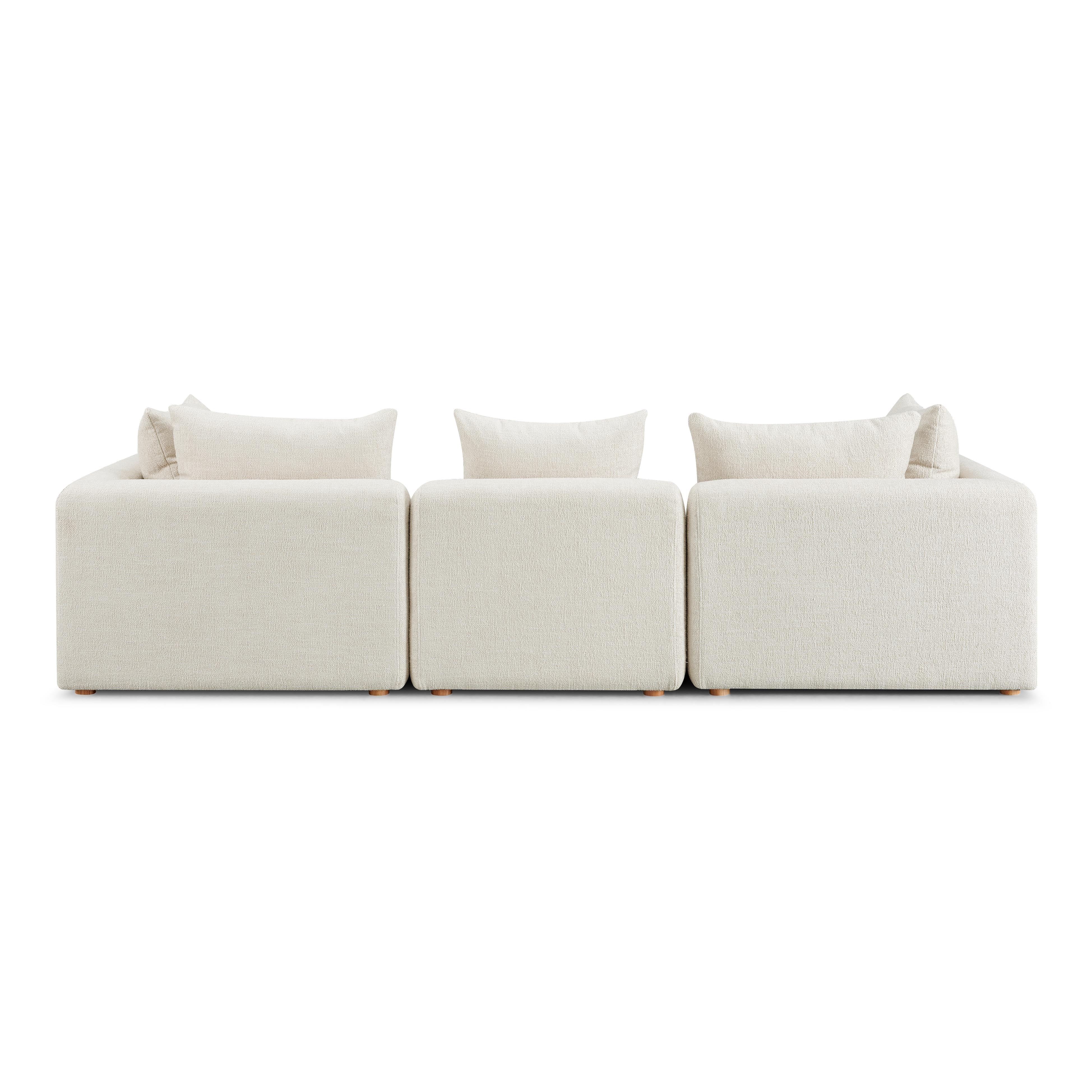 Hangover 112.5" Textured Fabric Sofa