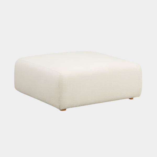 Hangover Heavy Textured Fabric Ottoman