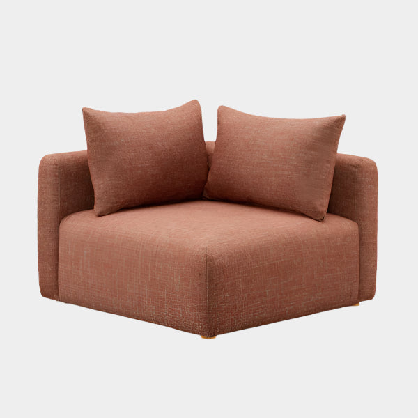 Hangover Heavy Textured Fabric Modular Corner Chair