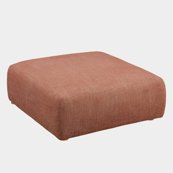 Hangover Heavy Textured Fabric Ottoman