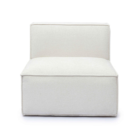 Mindy Performance Chenille Basketweave Modular Armless Chair