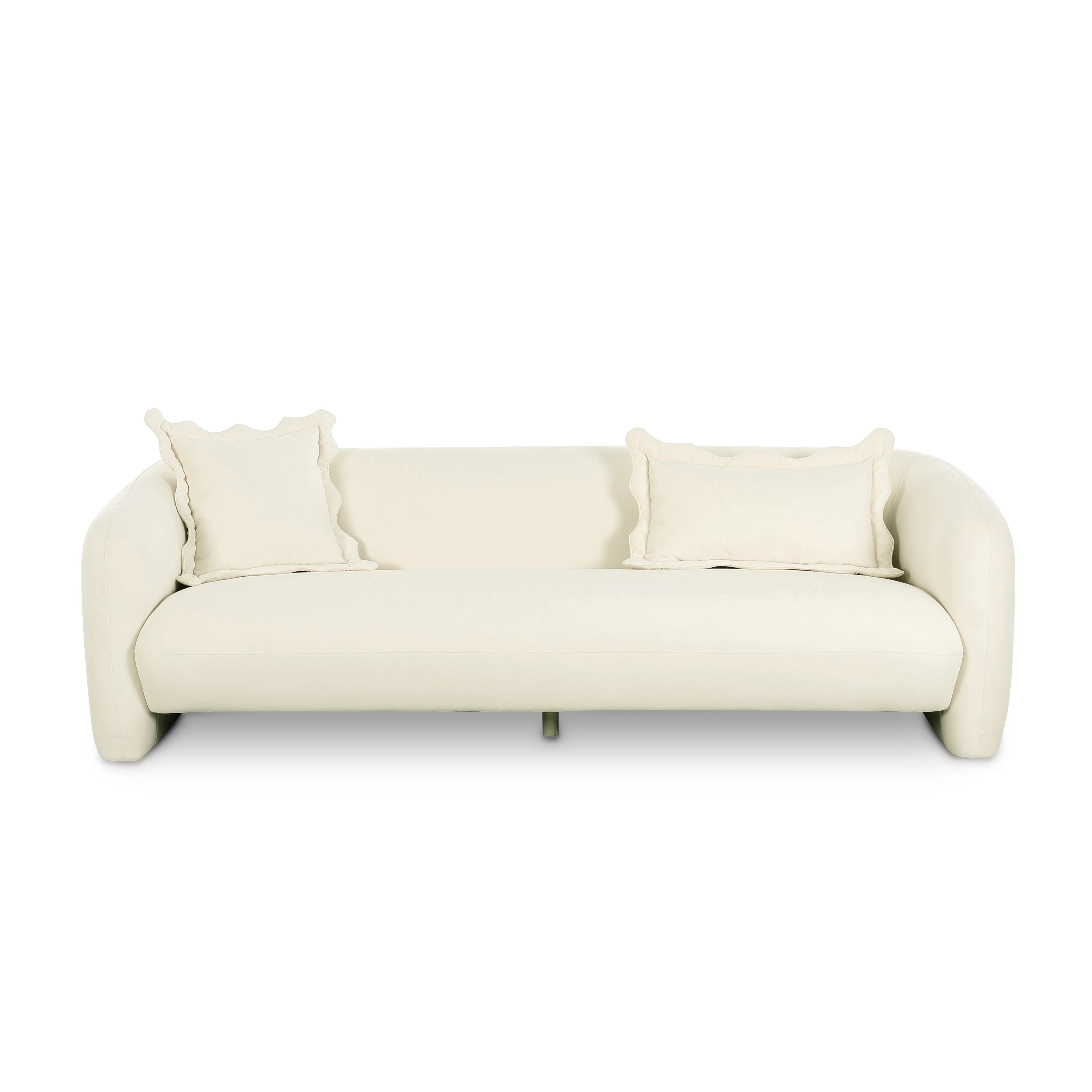 Lou 91" Performance Velvet Sofa