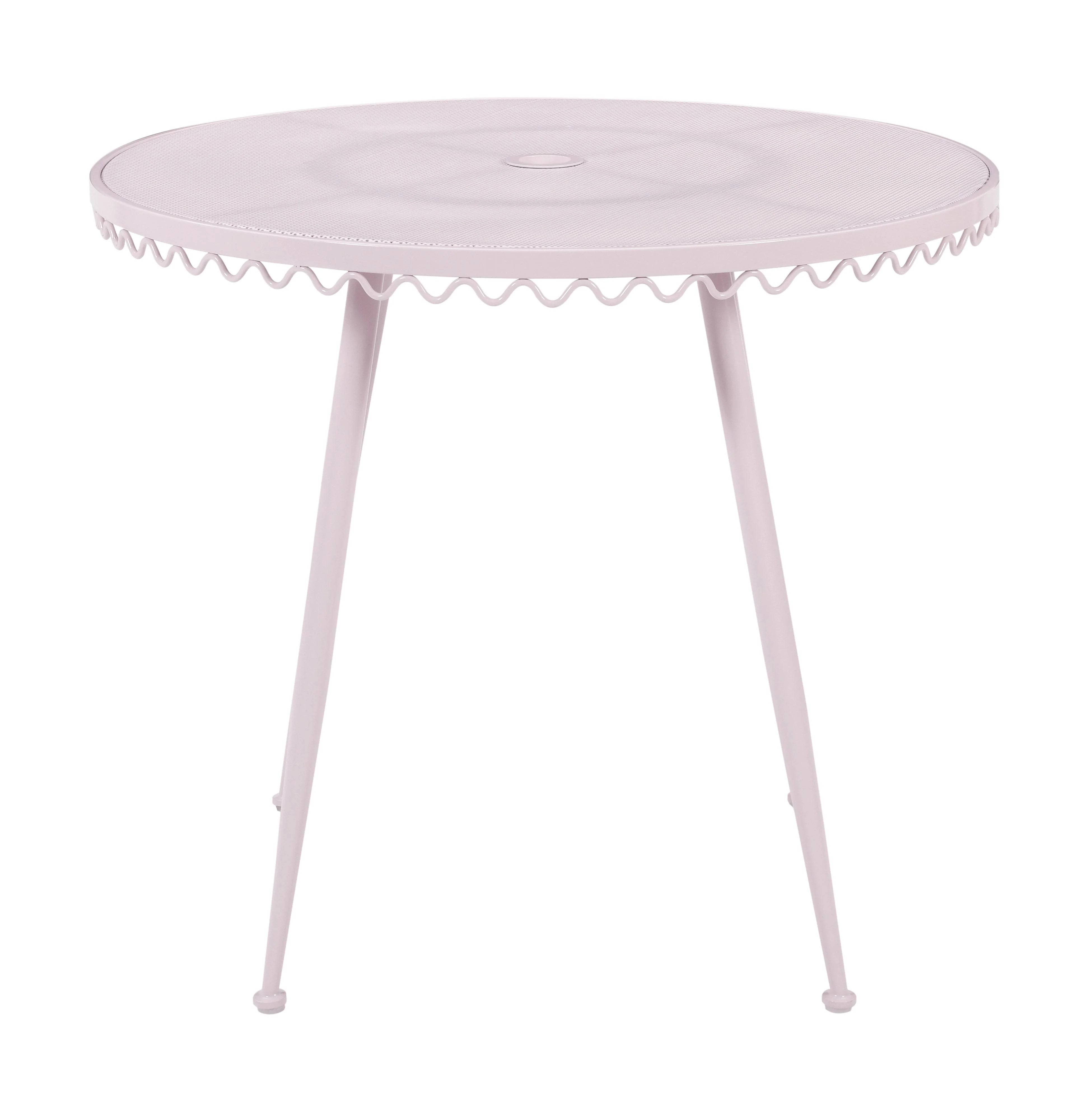 Erica 34" Wrought Iron Outdoor Round Cafe Table