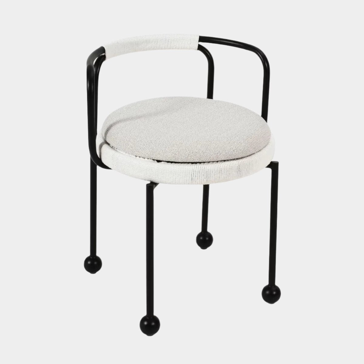 Pansy Cream Outdoor Dining Chair