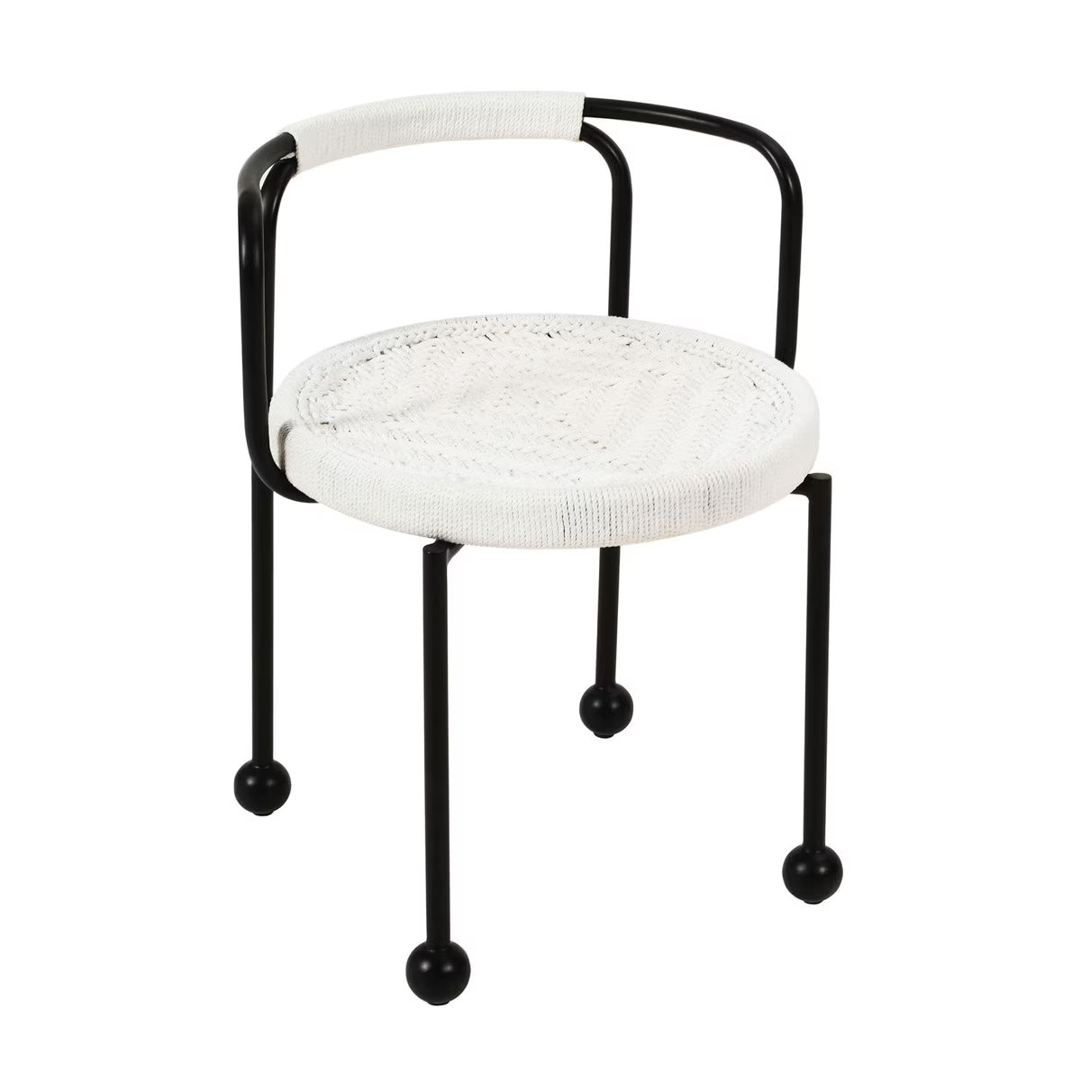 Pansy Cream Outdoor Dining Chair