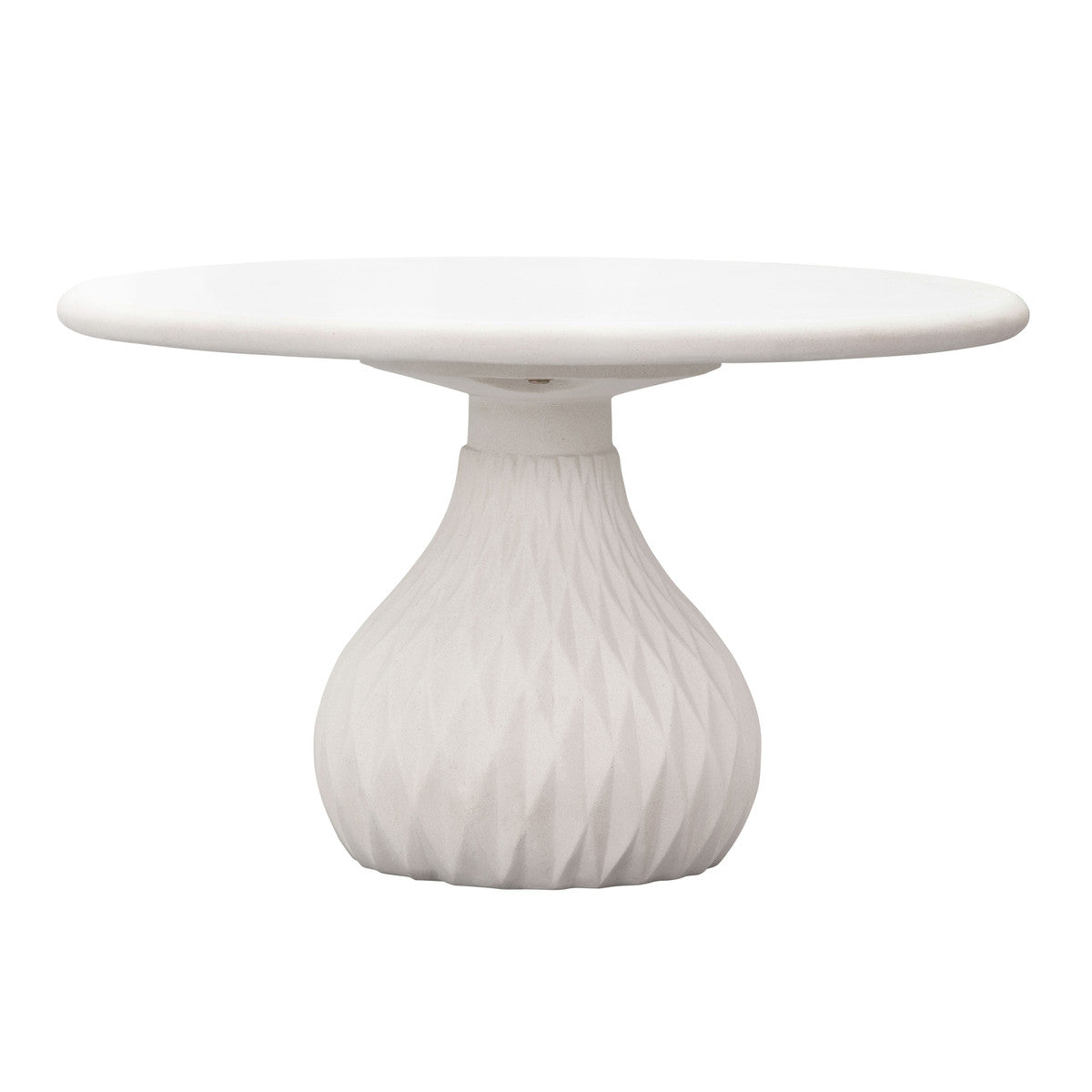 Tulum Ivory Concrete Indoor / Outdoor Round Coffee Table