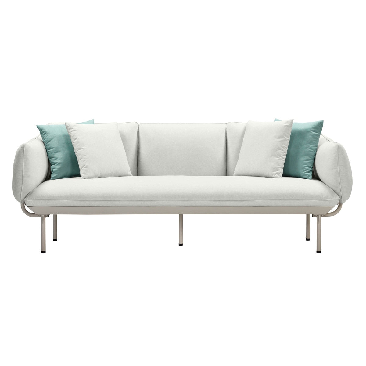 Katti Light Grey and Beige Outdoor Sofa