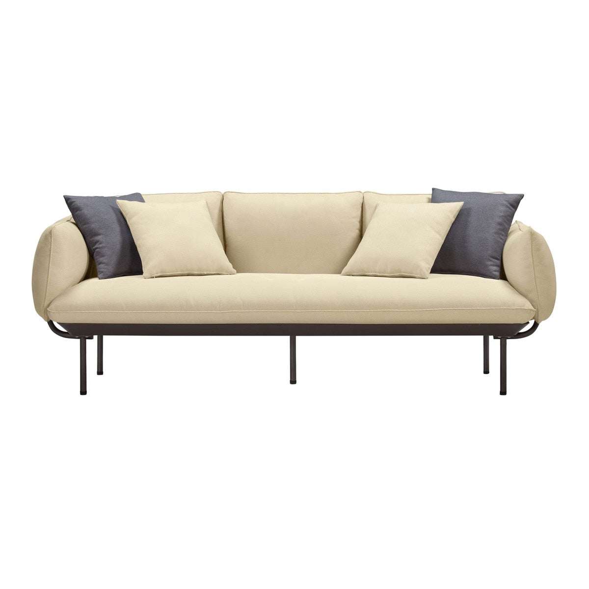 Katti Light Grey and Beige Outdoor Sofa