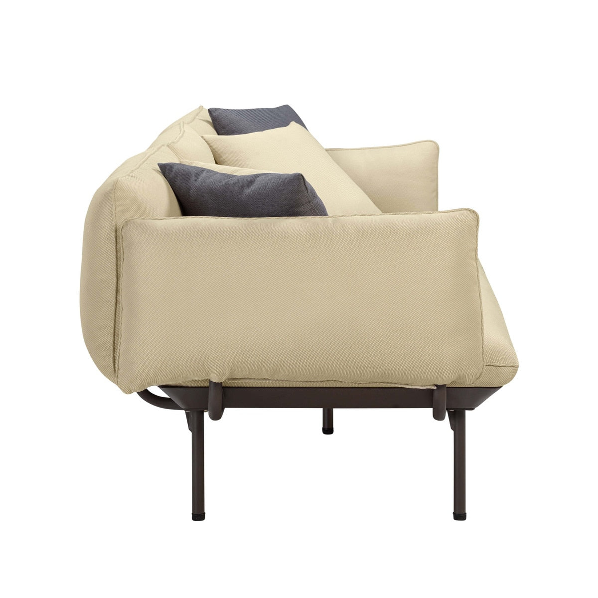 Katti Light Grey and Beige Outdoor Sofa