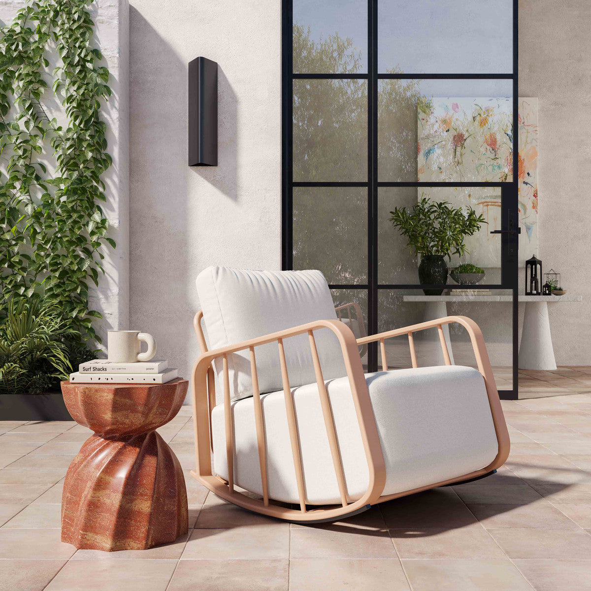 Tabouret en béton pour intérieur/extérieur Turin 