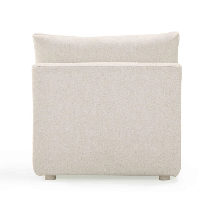 Hangover Cream Modular Outdoor Armless Chair
