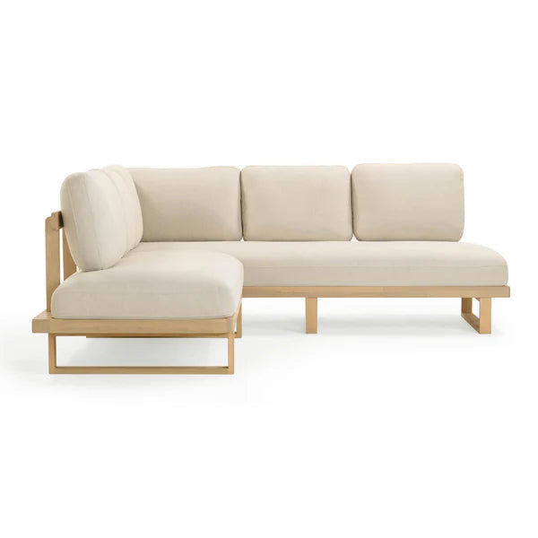 Evan Cream Outdoor L-Sectional