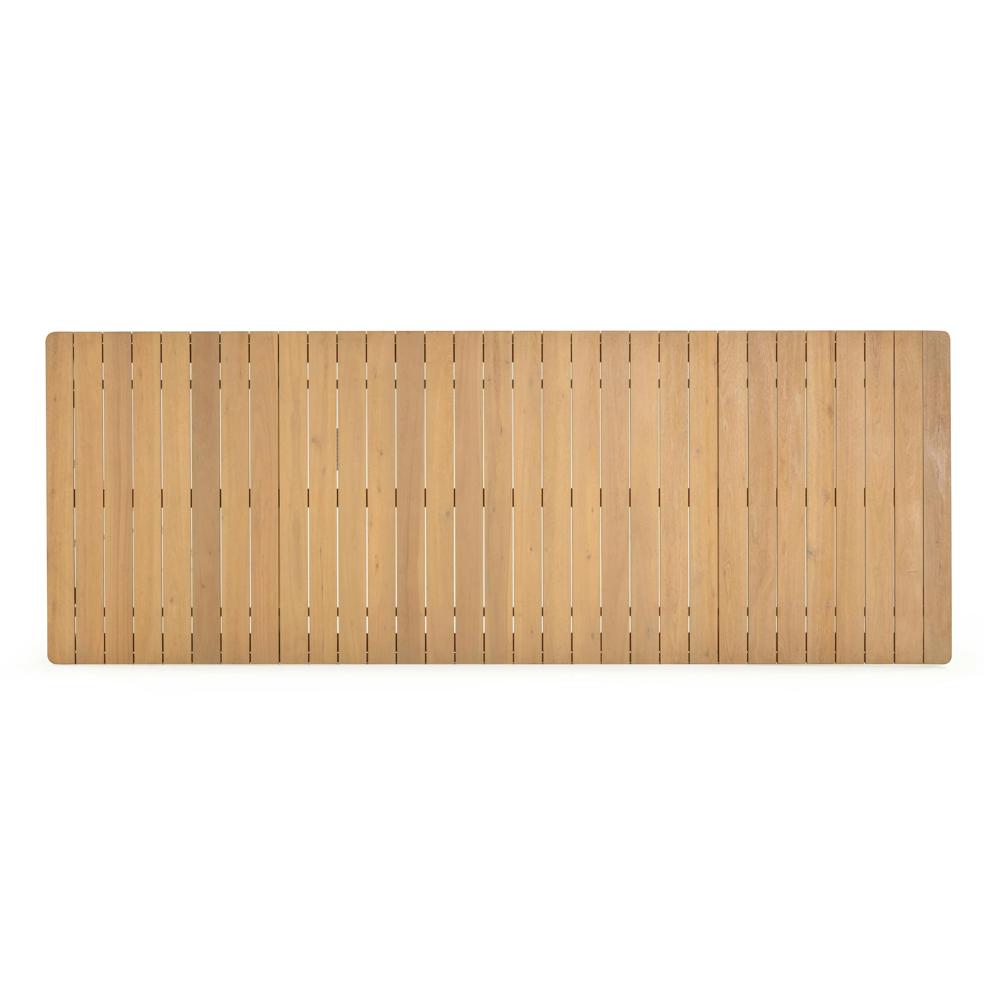 Sardinia 95" Light Teak Outdoor Rectangular Dining Table