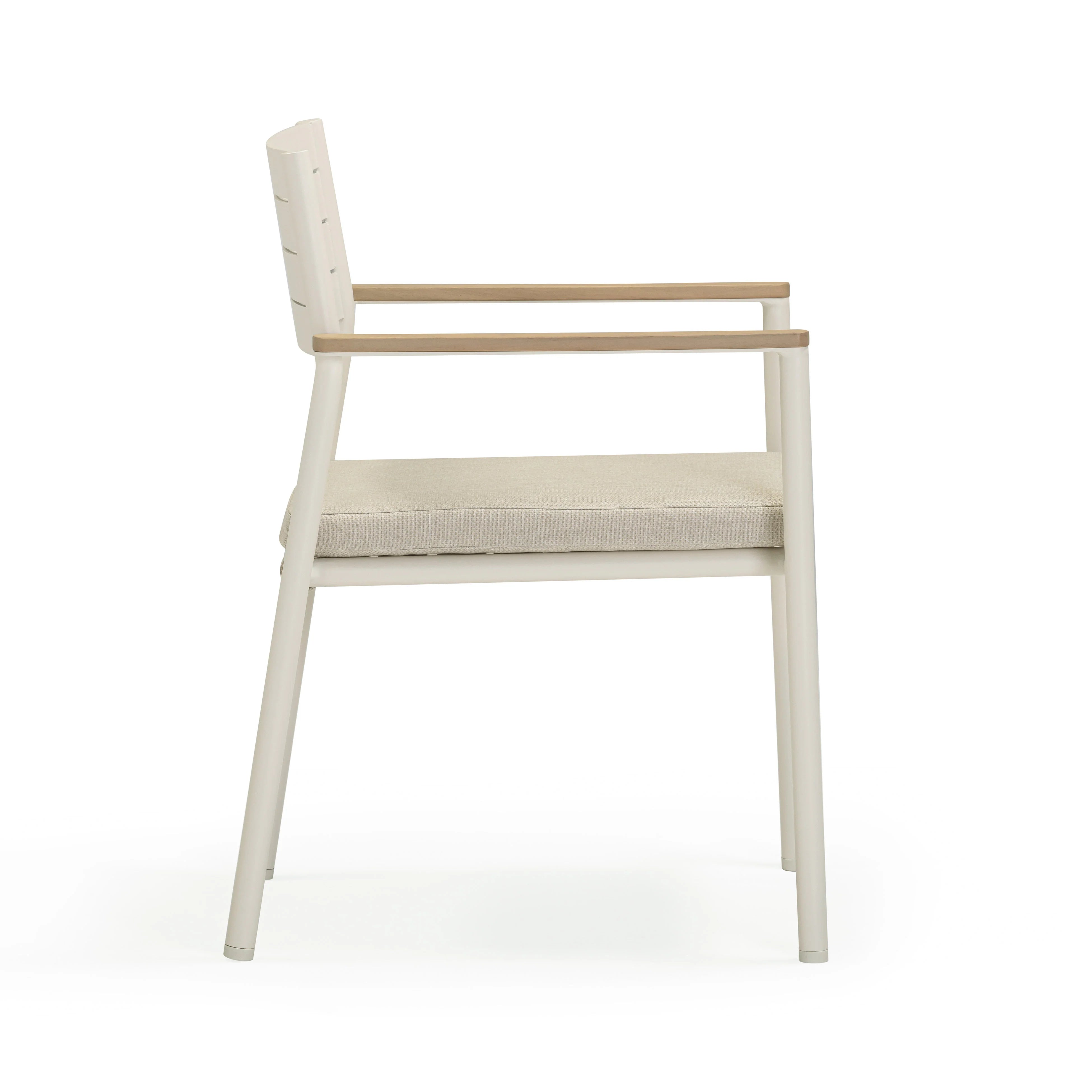 Sardinia Cream Performance Fabric Outdoor Dining Chair - Set of 2