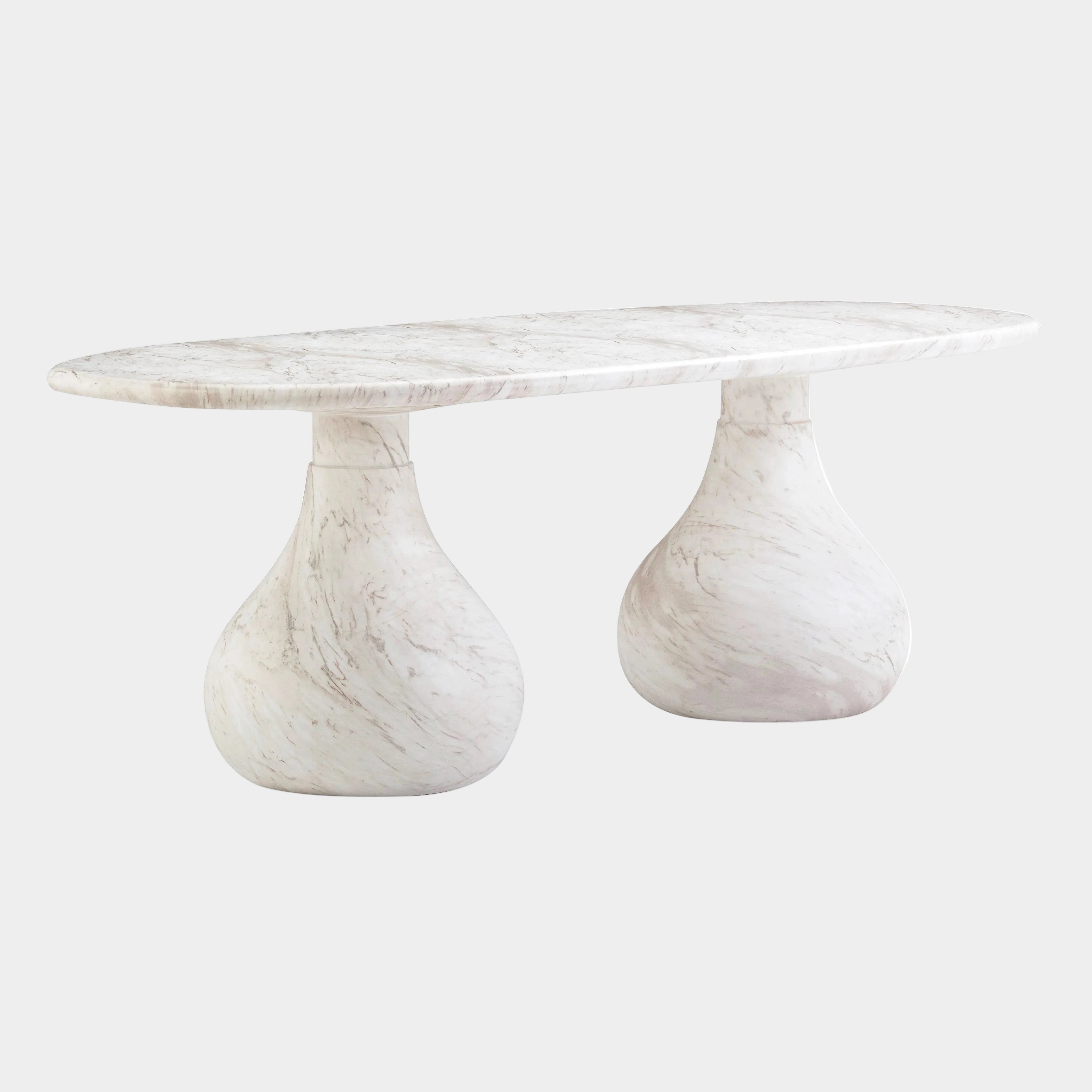 Smooch 87" Concrete Indoor/Outdoor Dining Table