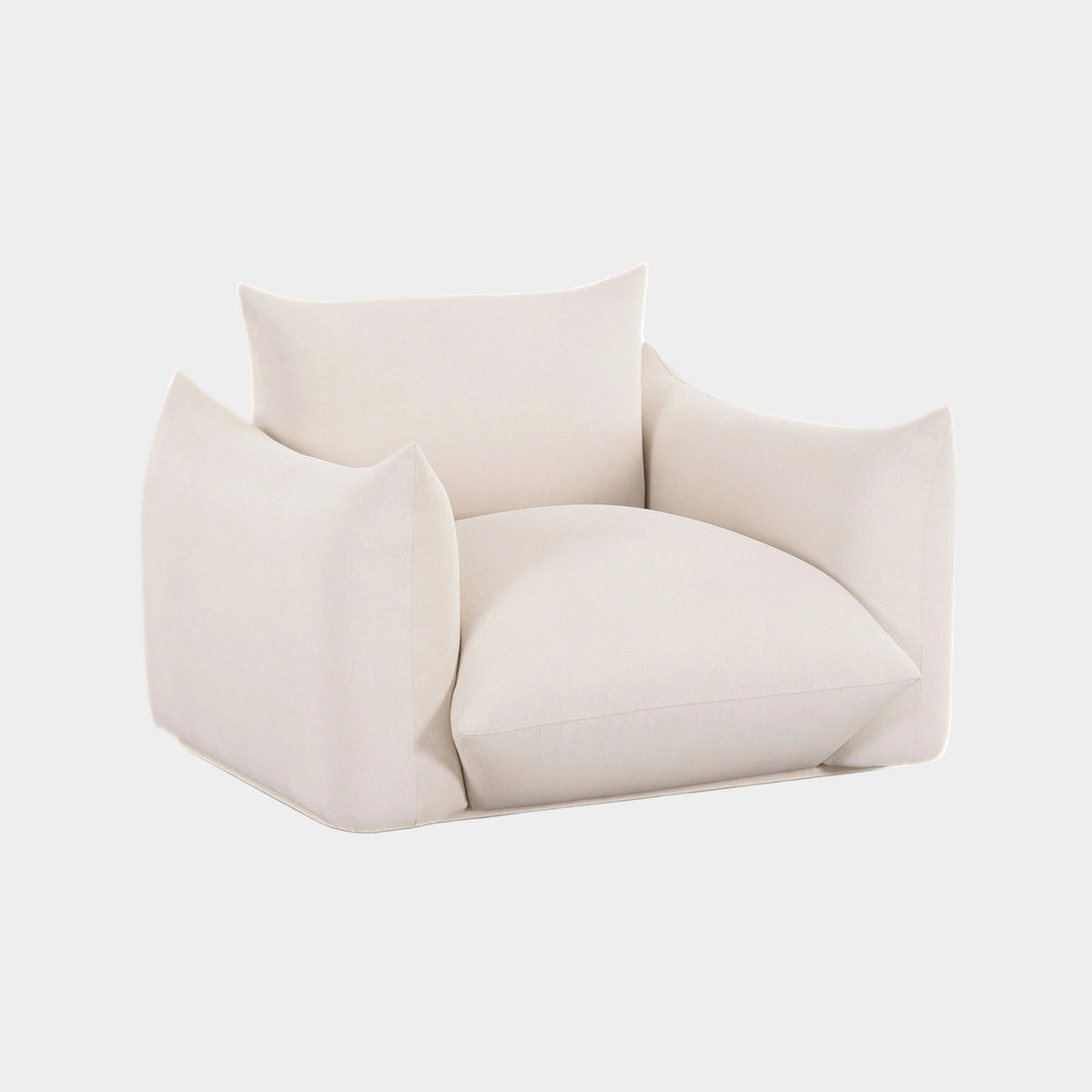 Saint Tropez Striped Stuffed Indoor / Outdoor Armchair