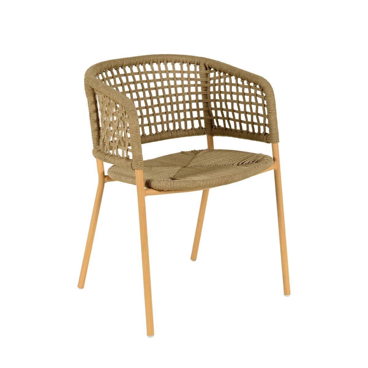 Niel Oak Finish Outdoor Dining Chair