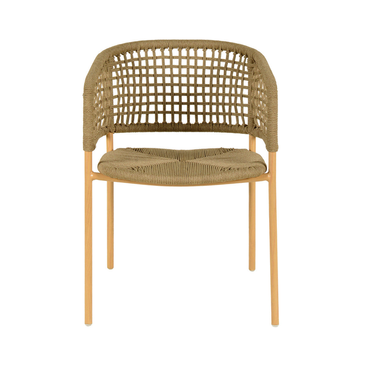 Niel Oak Finish Outdoor Dining Chair