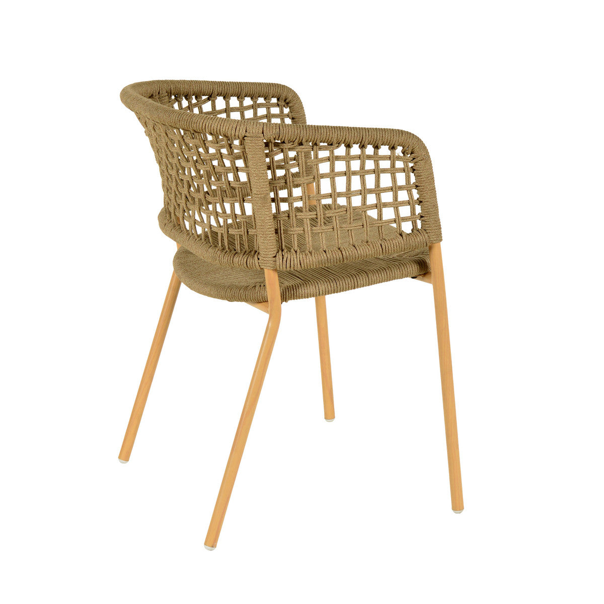 Niel Oak Finish Outdoor Dining Chair