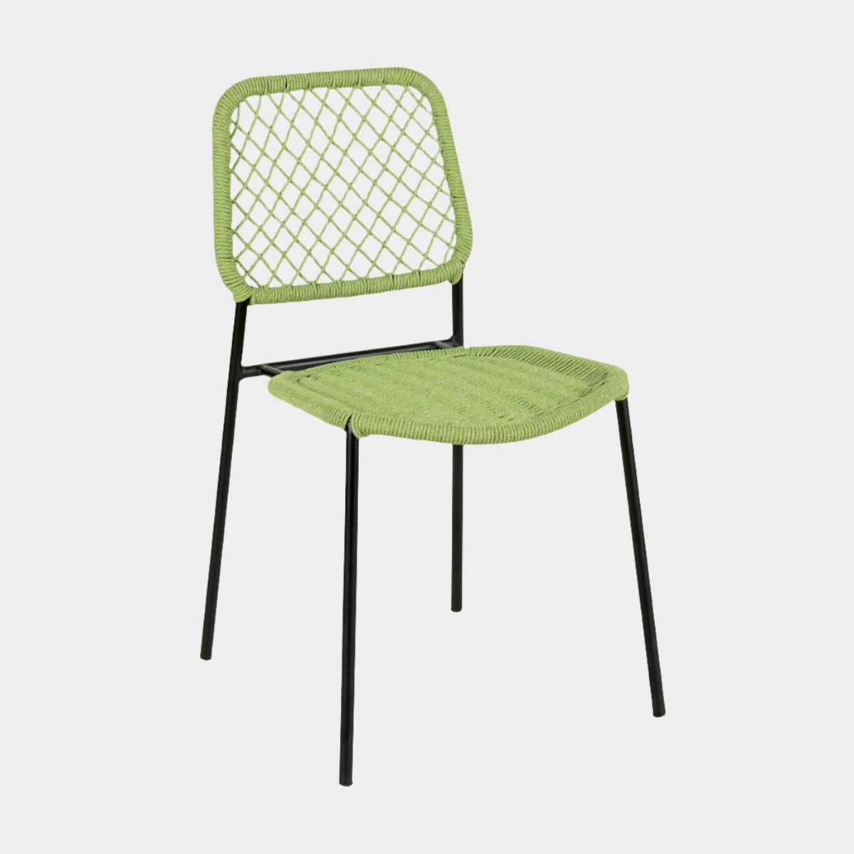 Lucy Cord Stackable Outdoor Dining Chair