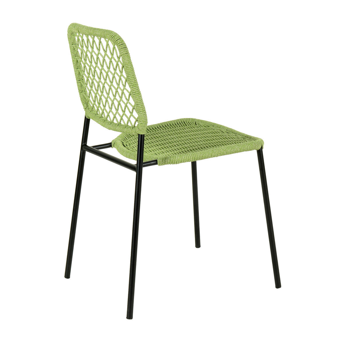 Lucy Cord Stackable Outdoor Dining Chair