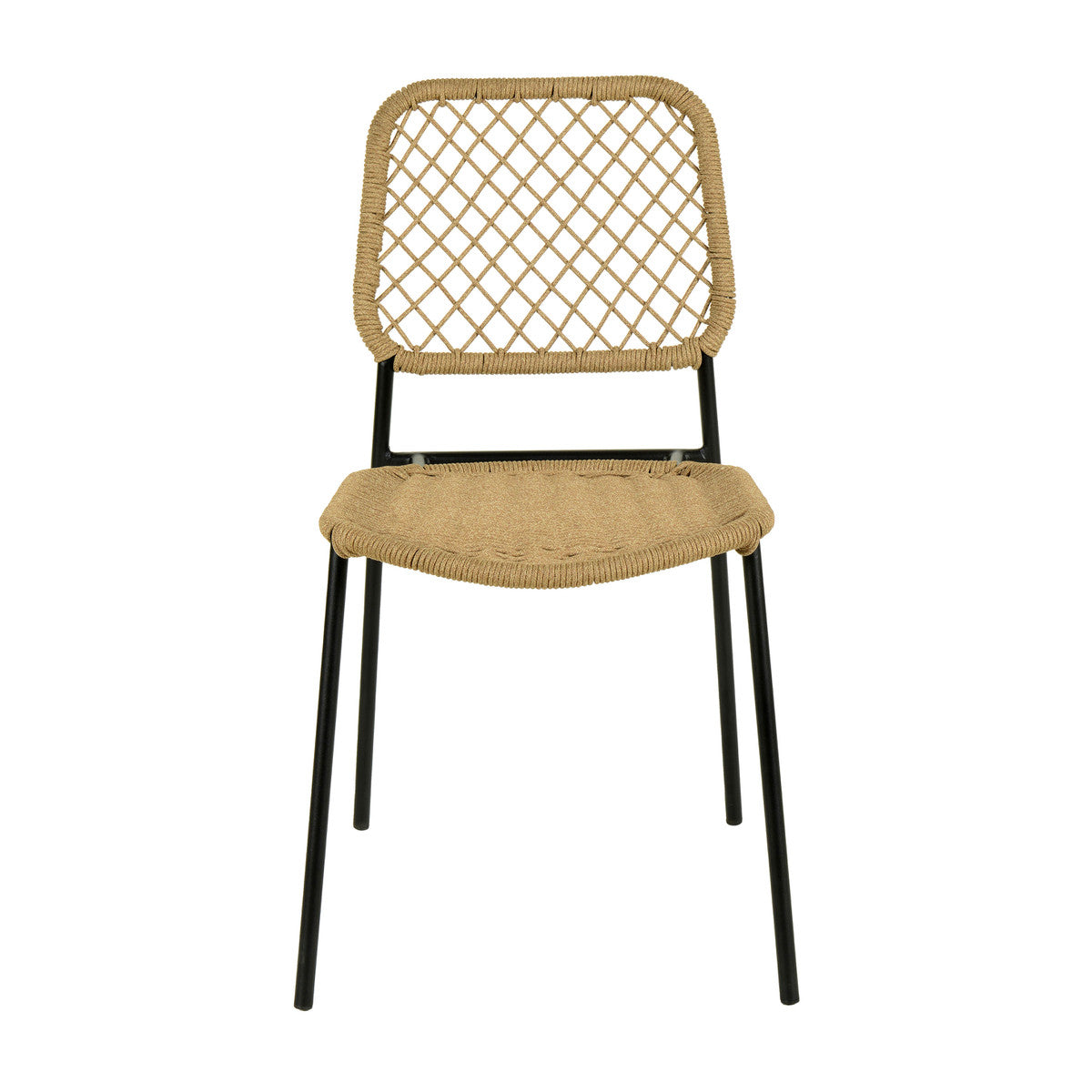 Lucy Cord Stackable Outdoor Dining Chair