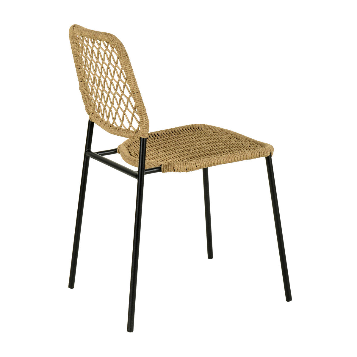 Lucy Cord Stackable Outdoor Dining Chair