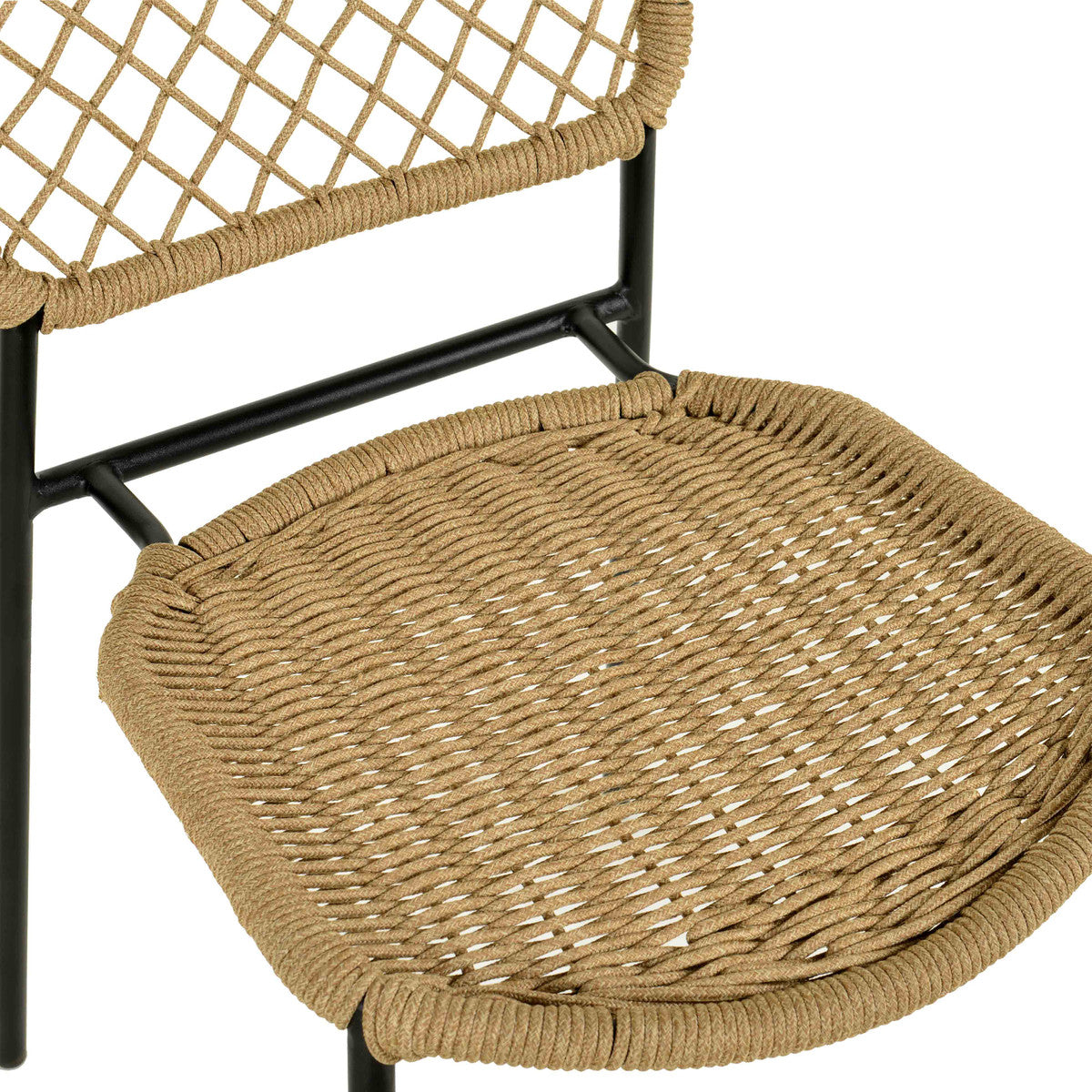 Lucy Cord Stackable Outdoor Dining Chair